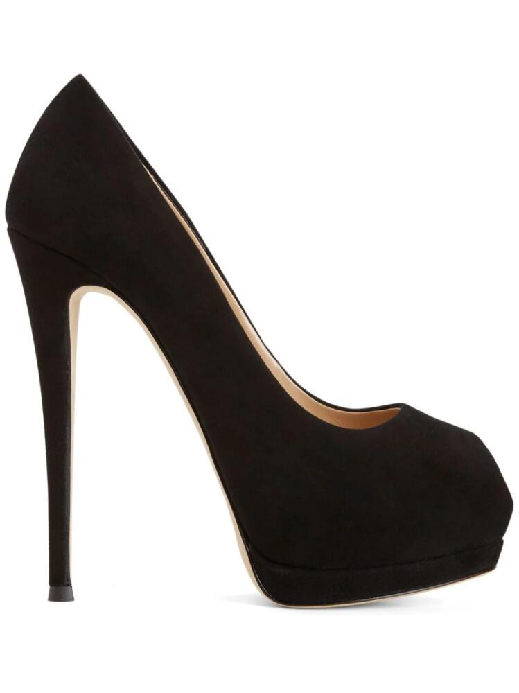 Giuseppe Zanotti Sharon 130mm suede pumps - Black Cover