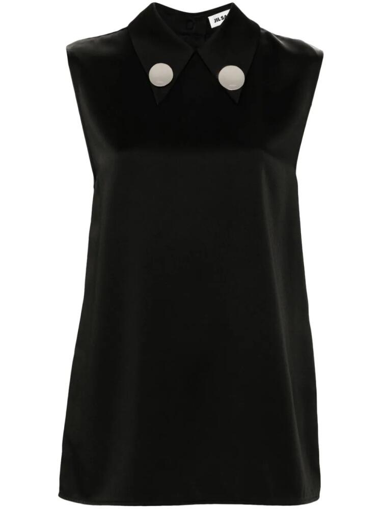 Jil Sander clip-details blouse - Black Cover