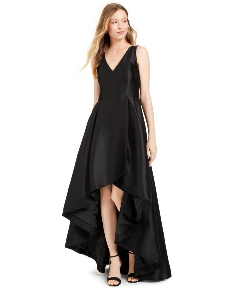 Calvin Klein High-Low A-Line Gown - Black Cover