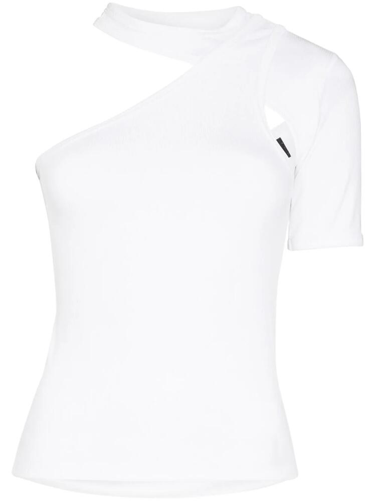 RTA Azalea asymmetric T-shirt - White Cover