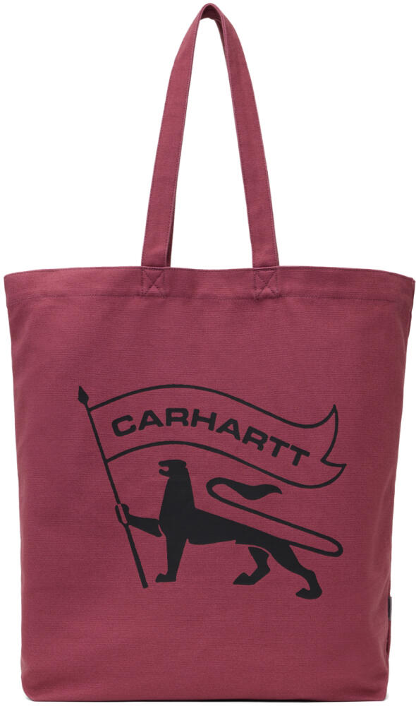 Carhartt Work In Progress Pink Stamp Tote Cover