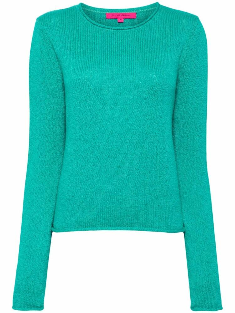 The Elder Statesman ribbed-knit cotton jumper - Green Cover