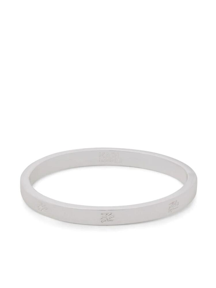 Karl Lagerfeld Kautograph bangle bracelet - Silver Cover