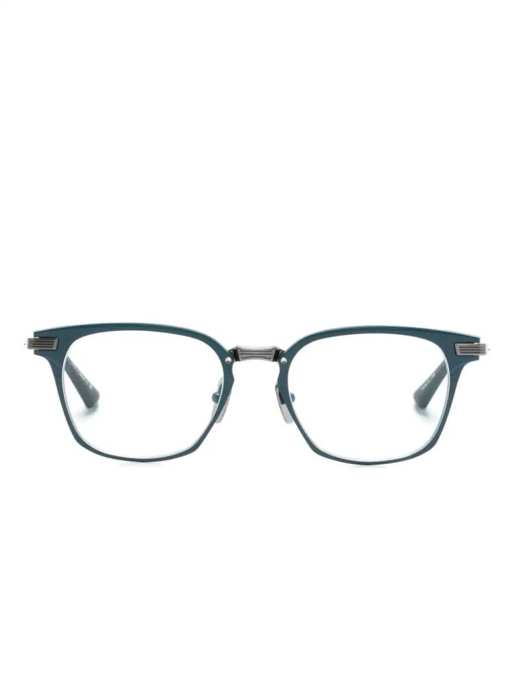 Dita Eyewear Linrcon square-frame glasses - Blue Cover