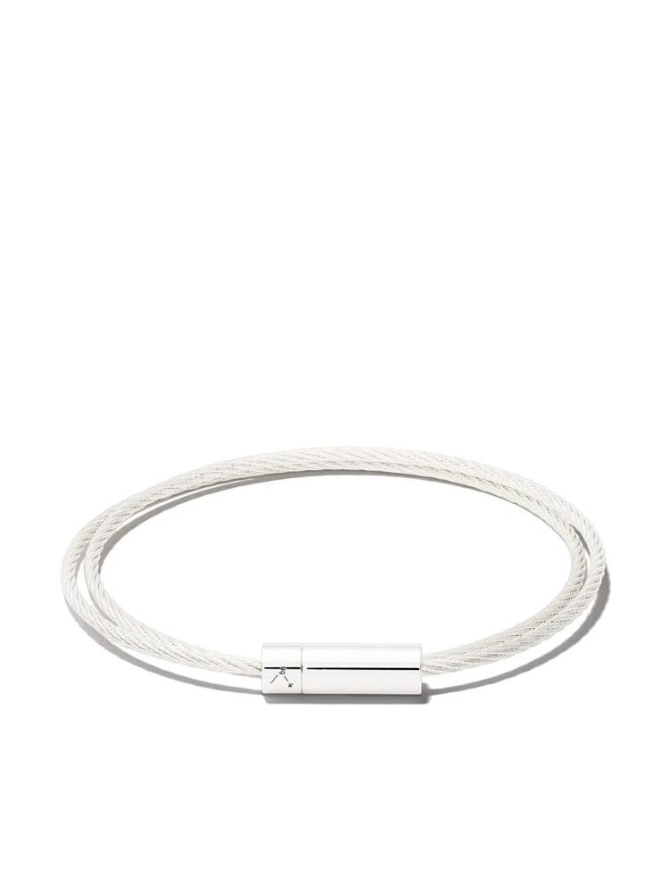 Le Gramme Le 9 Grammes Double Cable bracelet - Silver Cover