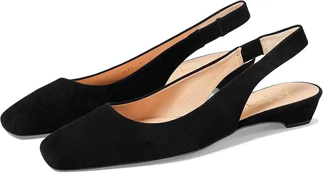 French Sole Mischa (Black Suede) Women's Flat Shoes Cover