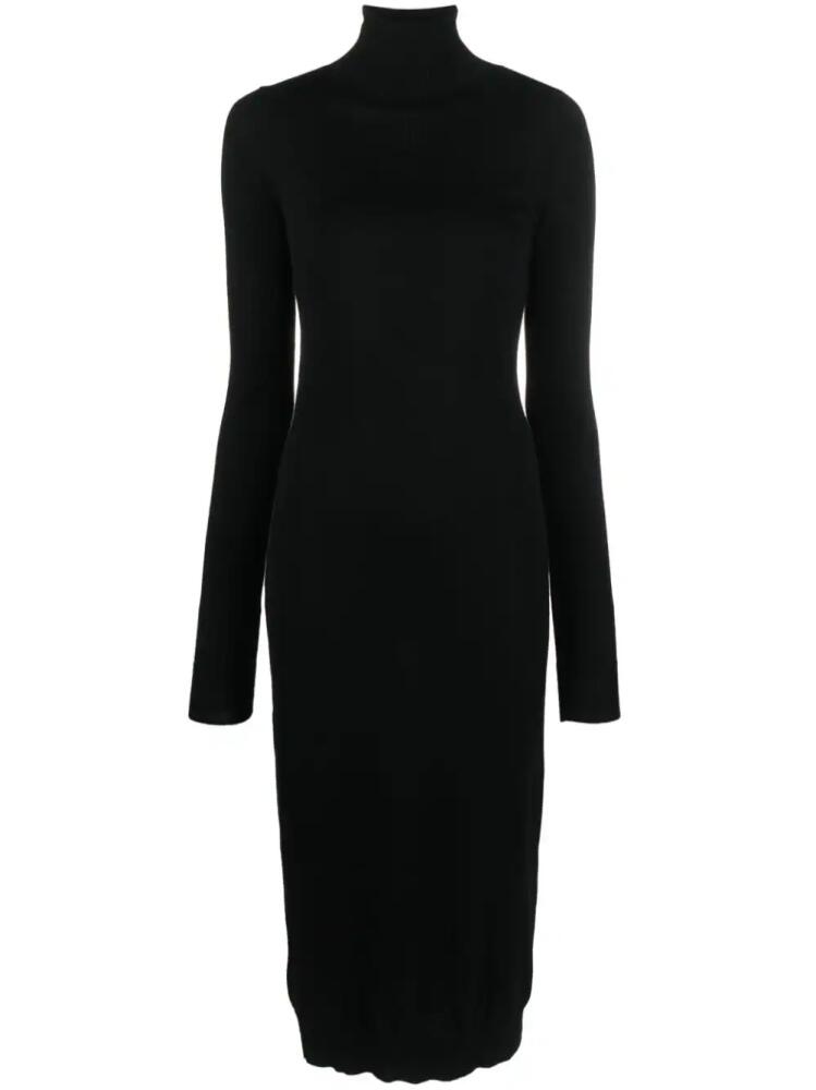 Filippa K high-neck knitted maxi dress - Black Cover