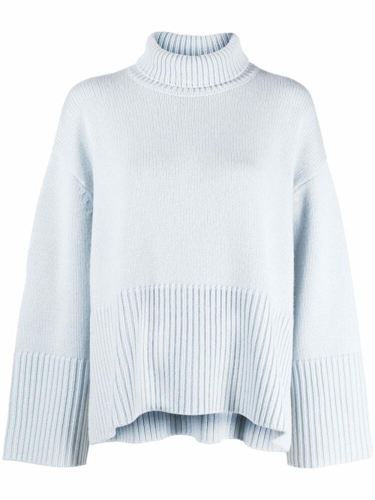 TOTEME roll-neck cashmere-blend jumper - Blue Cover