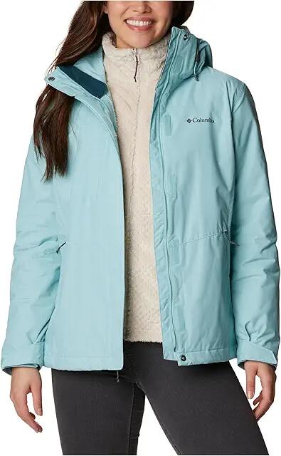 Columbia Bugaboo II Fleece Interchange Jacket (Aqua Haze) Women's Coat Cover