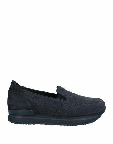 Hogan Woman Loafers Slate blue Leather Cover