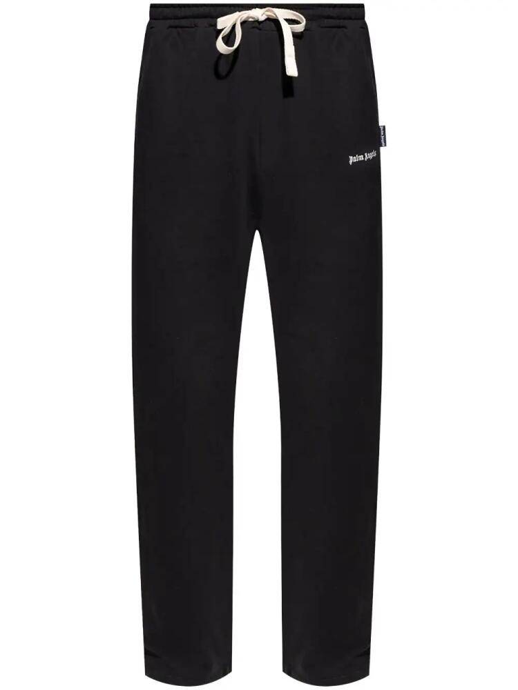 Palm Angels logo-embroidered track pants - Black Cover