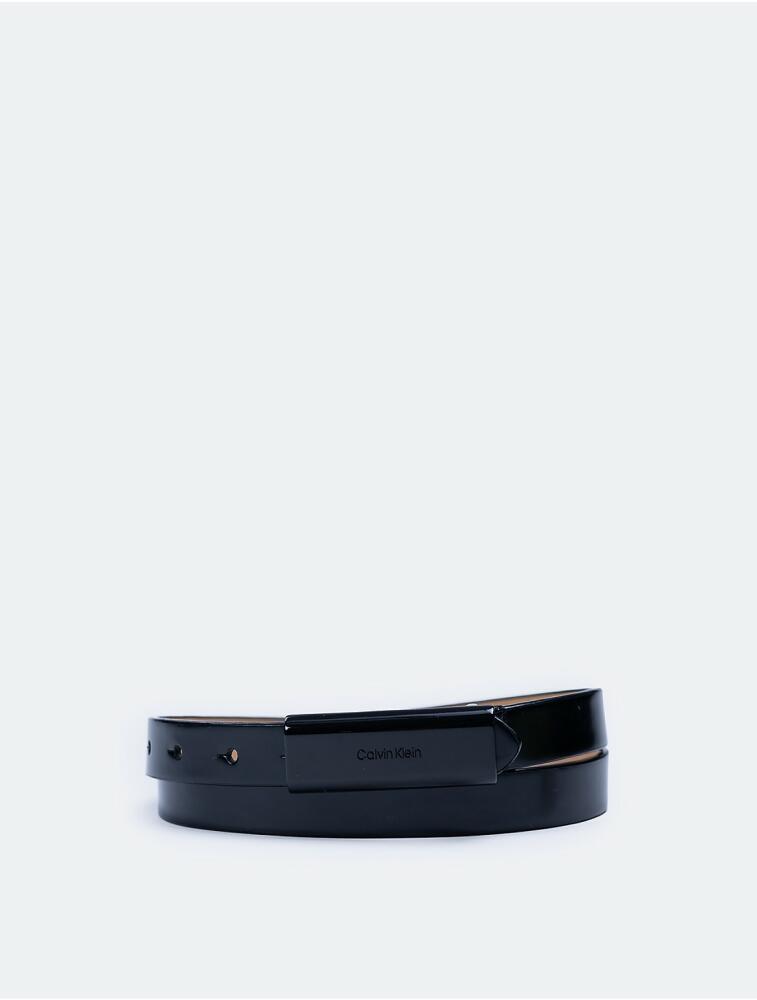 Calvin Klein Women's Tonal Logo Slim Belt - Black Cover