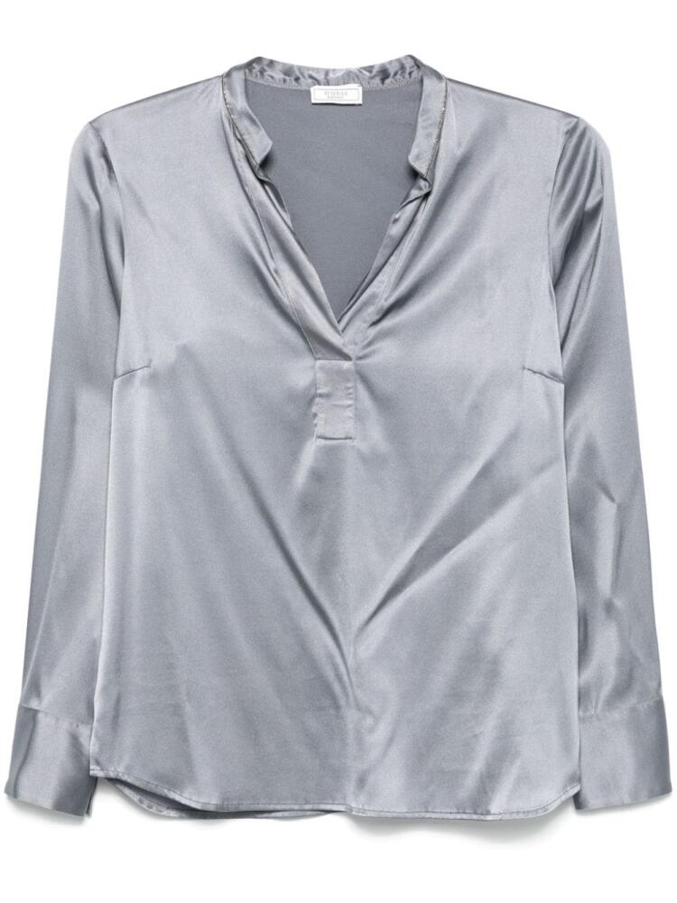 Peserico bead-embellished blouse - Grey Cover