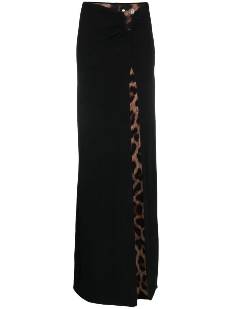 Philipp Plein ruched maxi skirt - Black Cover