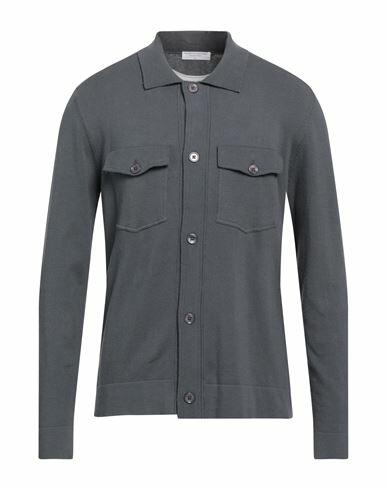 Majestic Filatures Man Shirt Lead Organic cotton, Elastane Cover