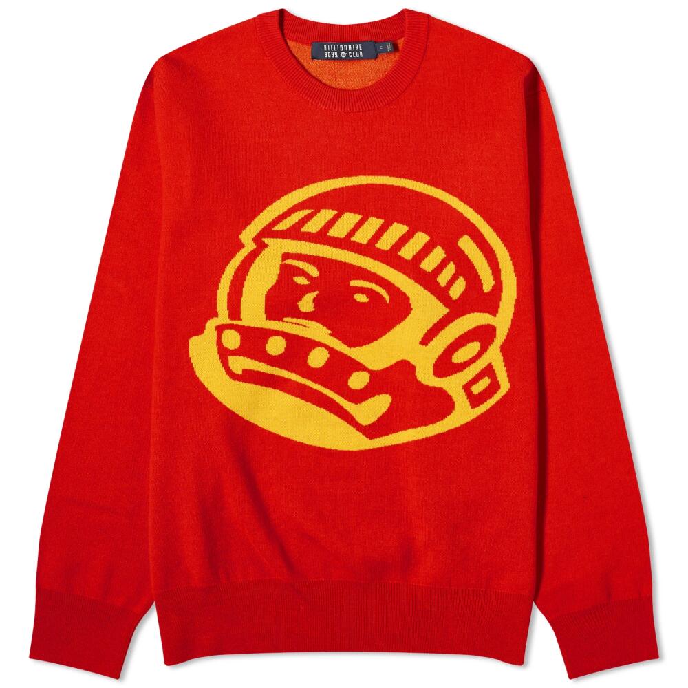 Billionaire Boys Club Men's Astro Crew Knit in Red Cover