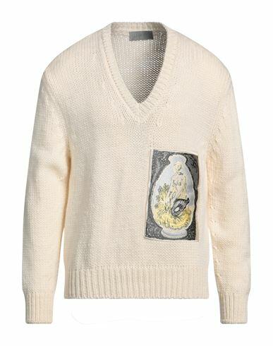 Dior Homme Man Sweater Ivory Wool Cover