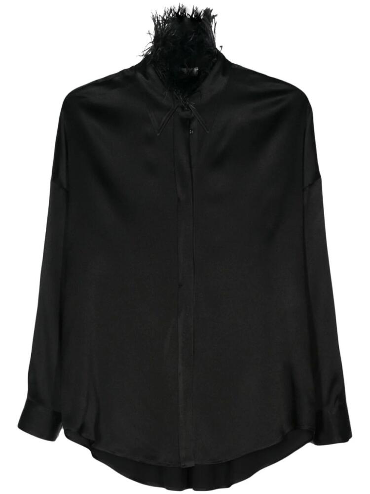 Antonelli satin shirt - Black Cover