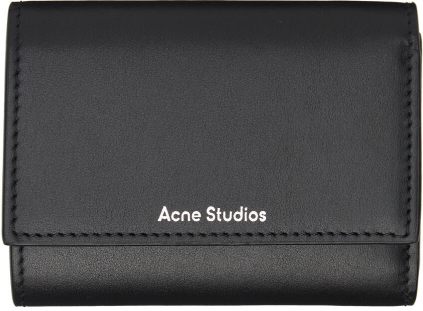 Acne Studios Black Folded Wallet Cover