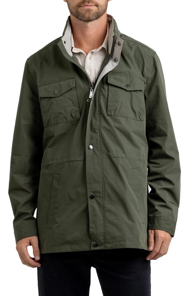 Rainforest Water Resistant Hooded Raincoat in Olive Cover