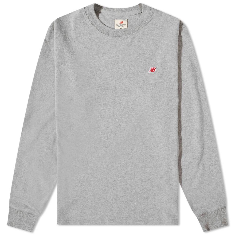 New Balance Long Sleeve Made in USA T-Shirt in Athletic Grey Cover