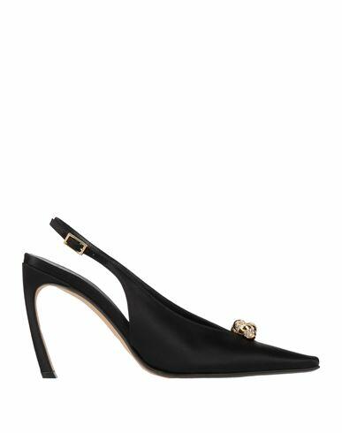 Lanvin Woman Pumps Black Textile fibers Cover