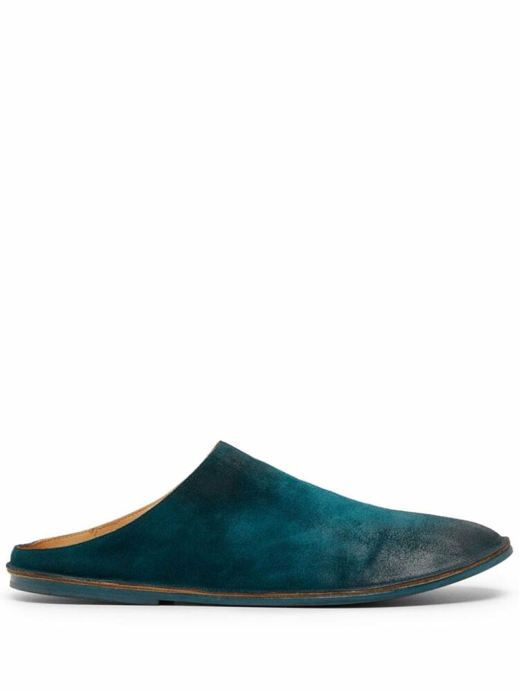 Marsèll gradient effect backless slippers - Green Cover