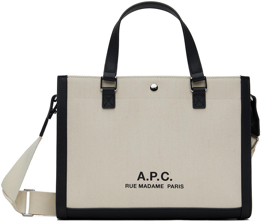 A.P.C. Beige Camille 2.0 Shopper Tote Cover