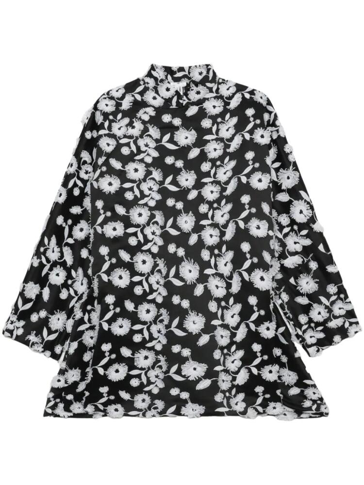 Comme Des Garçons Comme Des Garçons floral-embroidered shirt - Black Cover