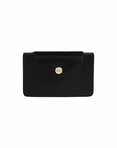 & Other Stories Woman Document holder Black Leather Cover