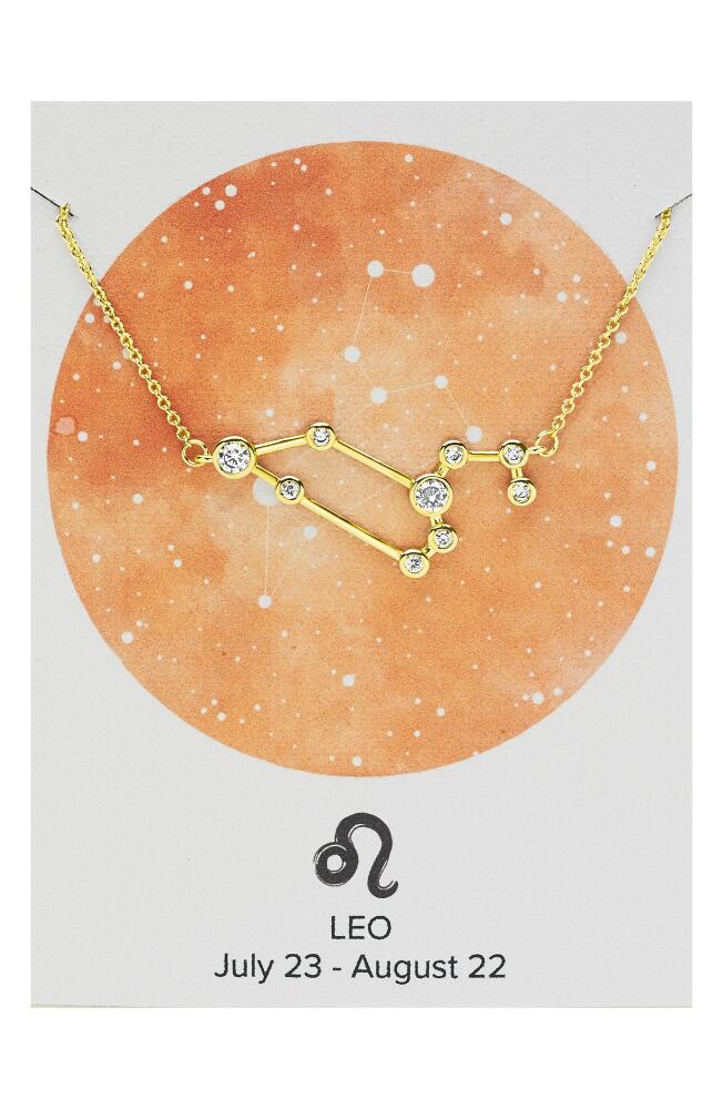 Sterling Forever Constellation Necklace in Gold - Leo Cover