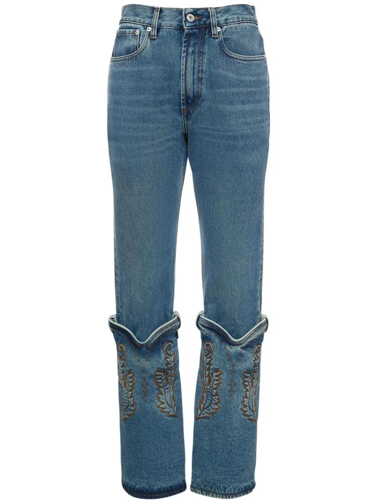 Y/PROJECT Straight Denim High Rise Cowboy Jeans Cover