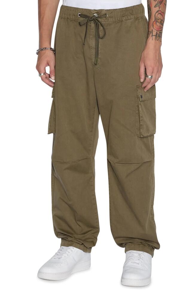 Ksubi Krush Cotton Cargo Pants in Green Cover