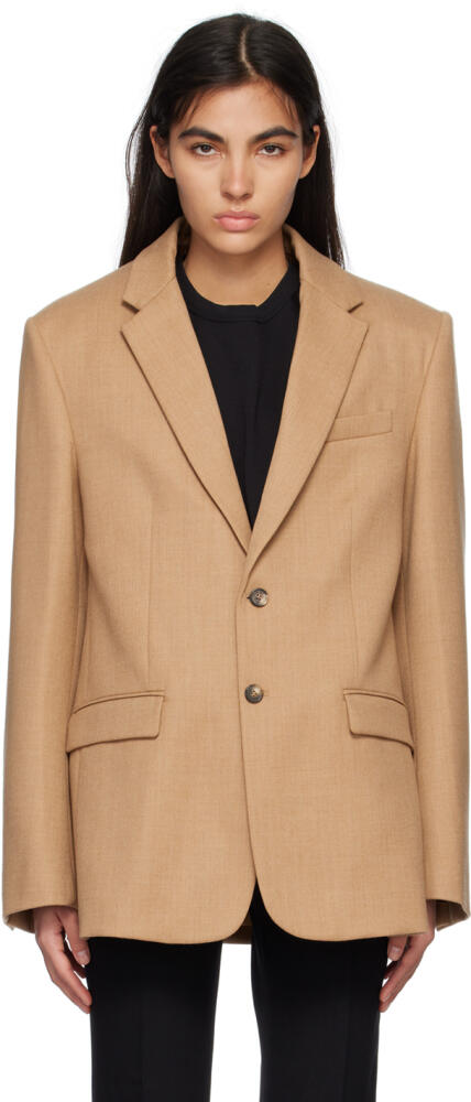 WARDROBE.NYC Tan Oversized Blazer Cover