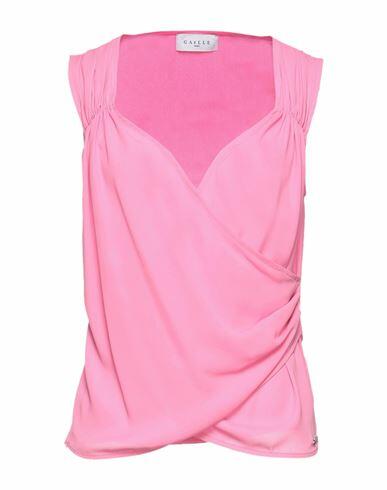 Gaëlle Paris Woman Top Fuchsia Polyester Cover