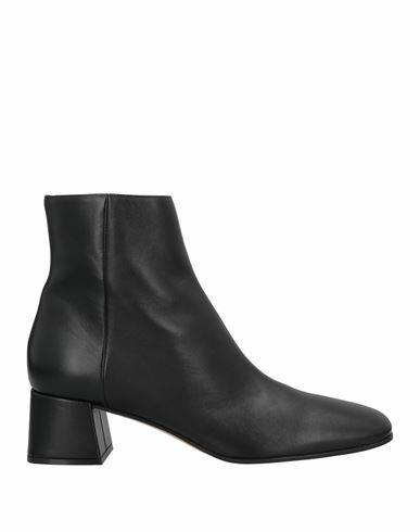 Sergio Rossi Woman Ankle boots Black Soft Leather Cover