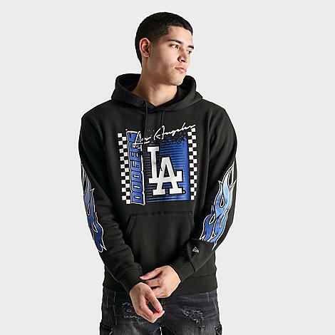 Men's New Era Los Angeles Dodgers MLB Rally Drive Graphic Hoodie Cover