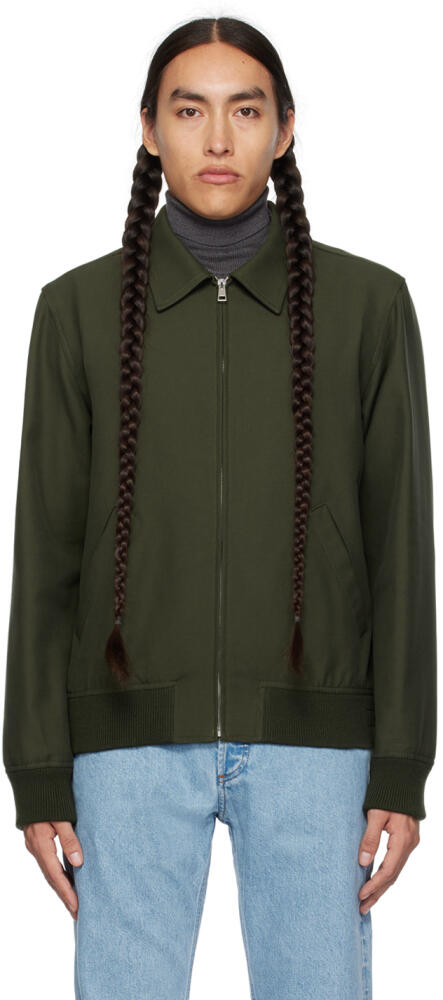 A.P.C. Green Sutherland Brodé Jacket Cover