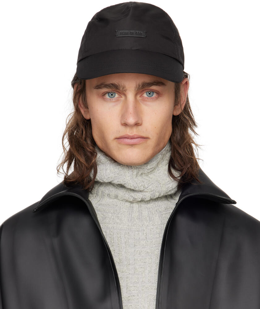 Fear of God Black Tech Nylon Baseball Cap Cover