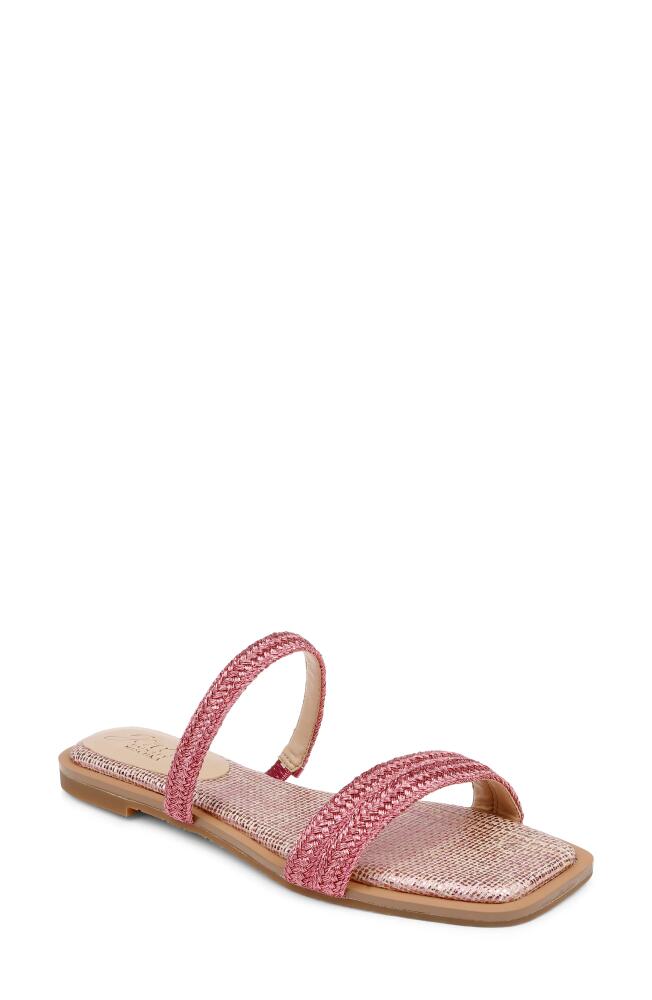 Jewel Badgley Mischka Helena Slide Sandal in Pink Cover