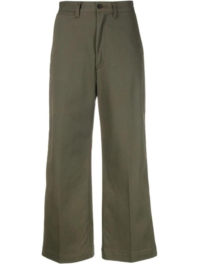 Polo Ralph Lauren high-waist cropped trousers - Green Cover