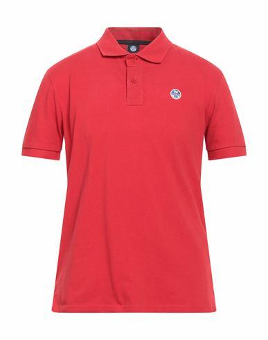 North Sails Man Polo shirt Red Cotton Cover