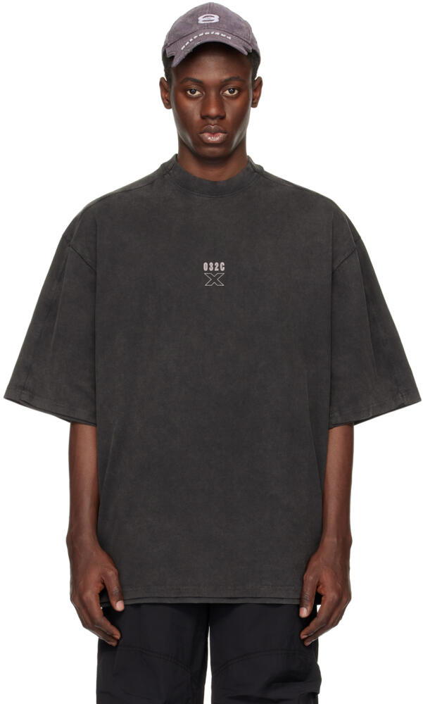 032c Gray 'X' T-Shirt Cover