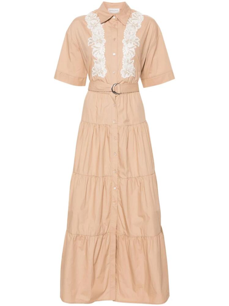 ERMANNO FIRENZE floral-lace tiered maxi dress - Neutrals Cover