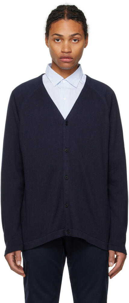 nanamica Navy Raglan Cardigan Cover