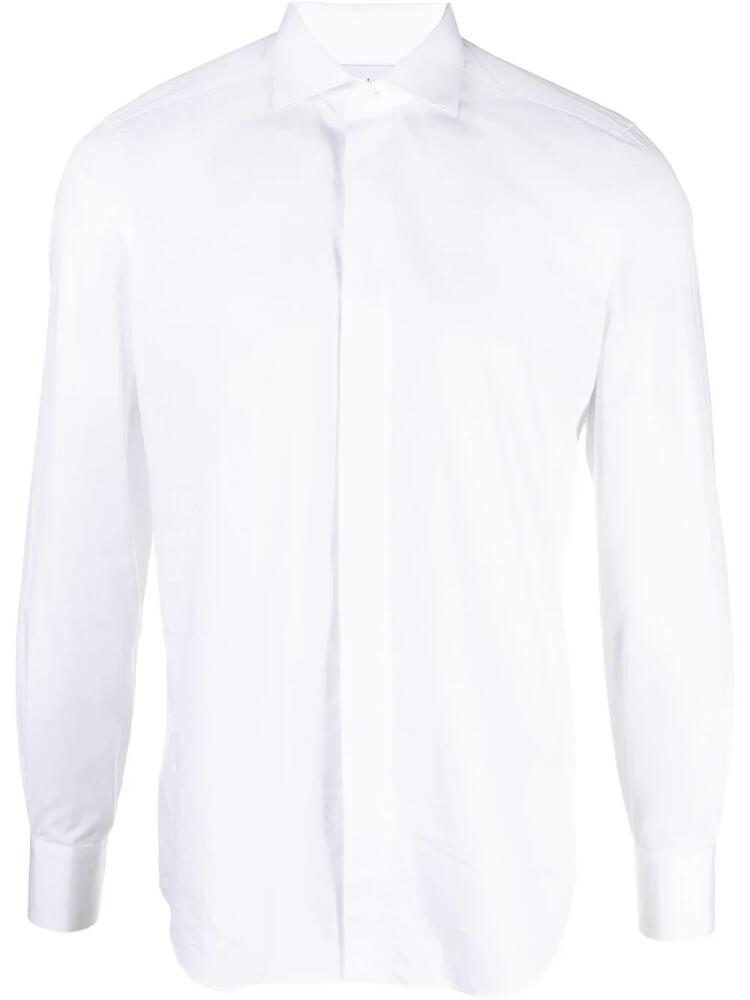 D4.0 long-sleeve cotton shirt - White Cover