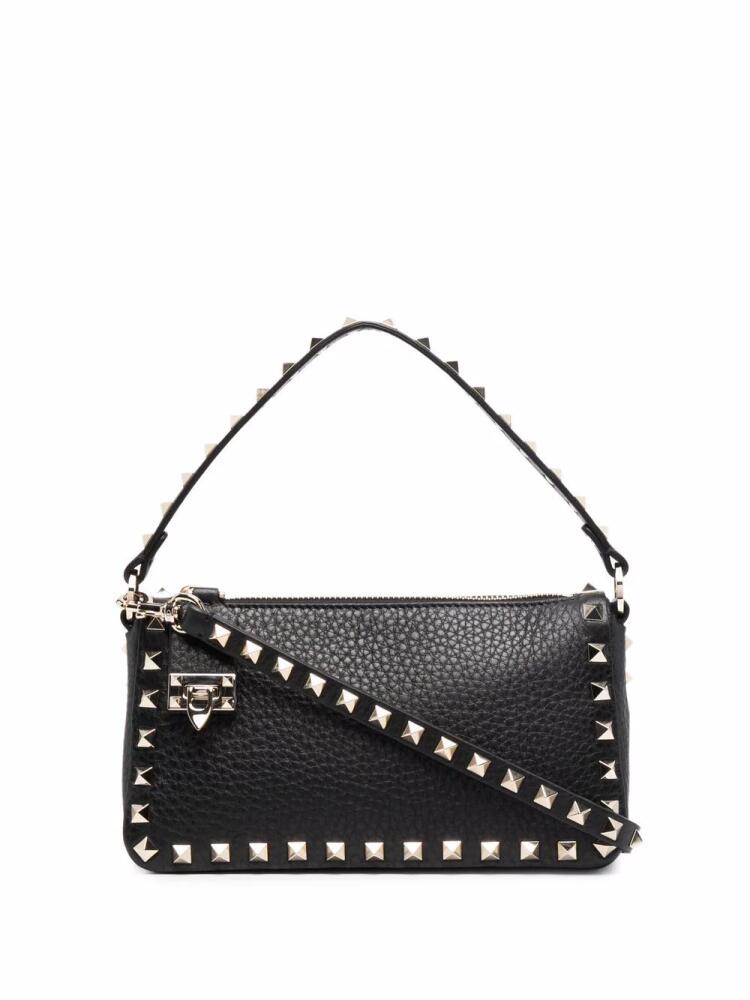 Valentino Garavani small Rockstud leather crossbody bag - Black Cover