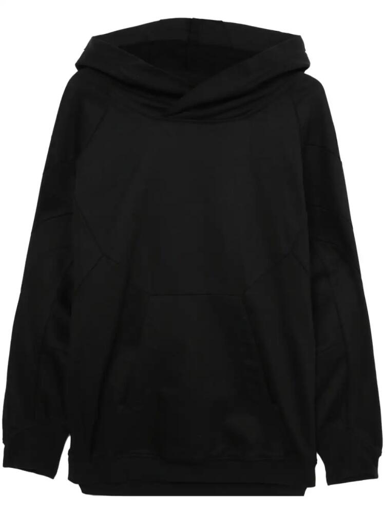 Julius long-sleeve panelled hoodie - Black Cover