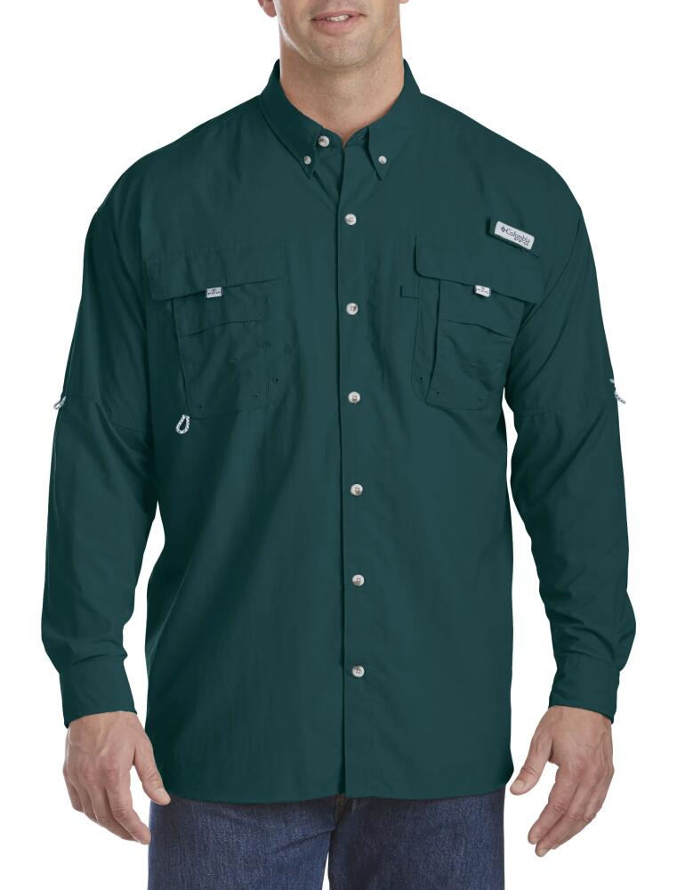 Columbia PFG Bahama II Long-Sleeve Sport Shirt in Midnight Teal Cover