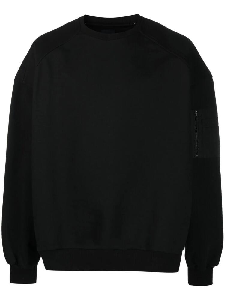 Juun.J arm-pocket sweatshirt - Black Cover